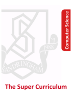 COMPUTER SCIENCE Super Curriculum Booklet