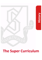HISTORY Super Curriculum Booklet