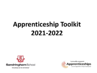 Apprenticeship Toolkit 2021-22