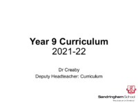Year 8 modules assembly 2021-22