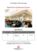 ConferenceCentre Specification