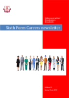 Sixth Form Careers newsletter – ed. 10 (Spring 2022)