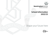Sandringham School Information Brochure 2022-2023