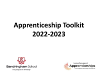 Apprenticeship Toolkit 2022-23