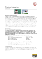 Physical Education Information  2023
