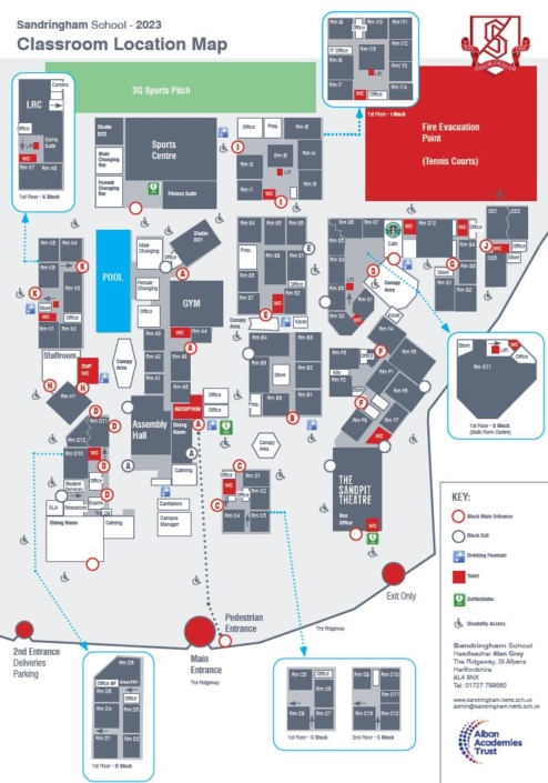 Campus map – Sandringham School – Everybody can be somebody