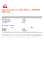 Policy_Internal Appeals Procedure (Internal assessment decisions) 2022_23