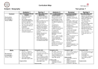 GEOGRAPHY Curriculum Map – KS3 – Year 7