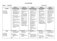 GEOGRAPHY Curriculum Map – KS3 – Year 8
