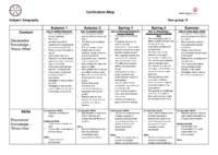GEOGRAPHY Curriculum Map – KS3 – Year 9