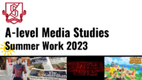 Media Studies A-level Summer Work 2023