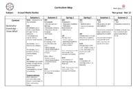 MEDIA Curriculum Map – KS5
